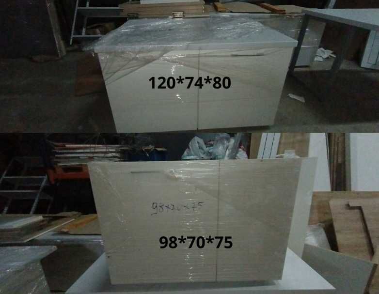 Аптечно обзавеждане - шкафове, плотове и мивки | Като ново