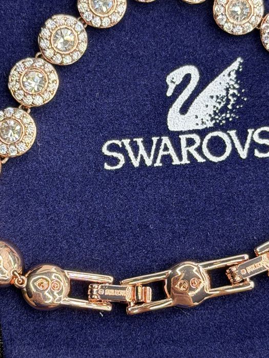Set swarovski gold rose