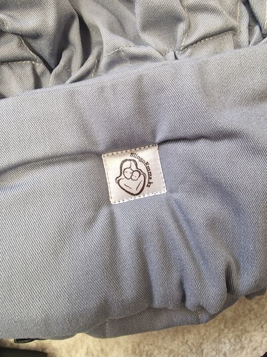 Эргорюкзак Тиддли  серебро с 2 мес