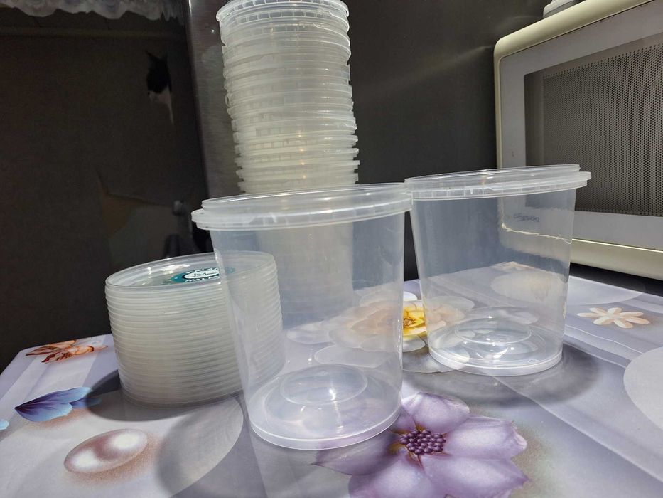 Одноразовые ведерки 1л.