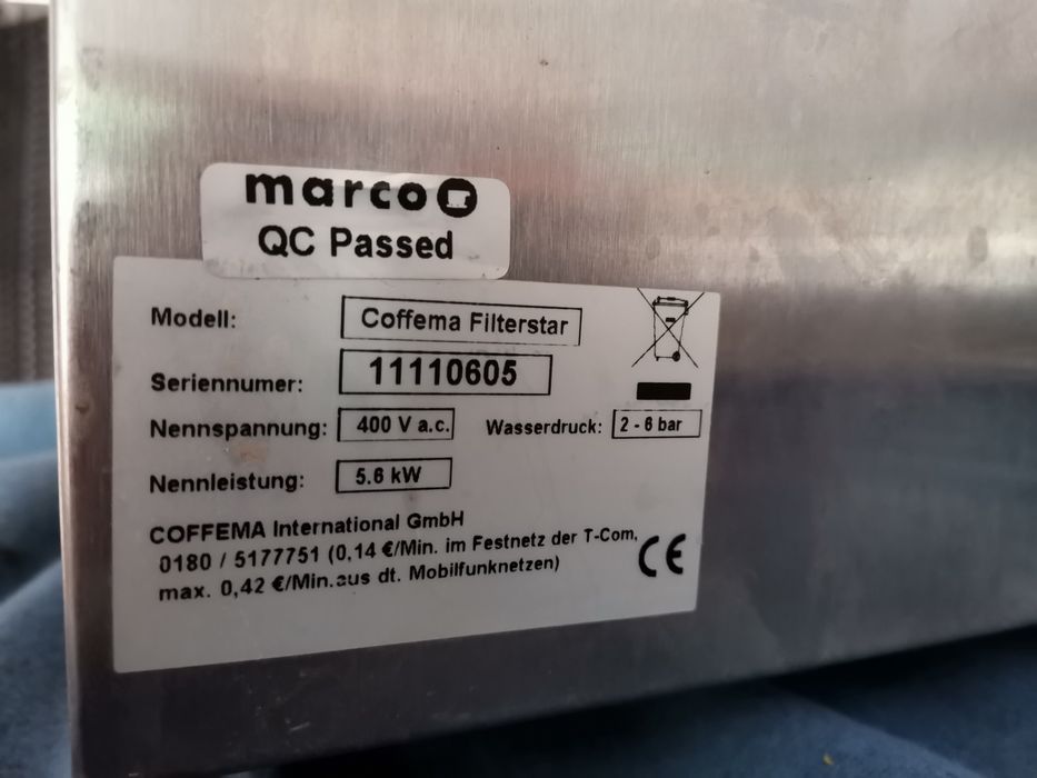 Filtru cafea /ceai 380v