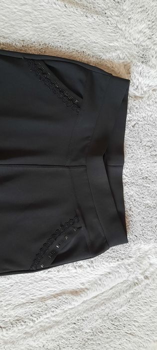 Pantalon elastic negru