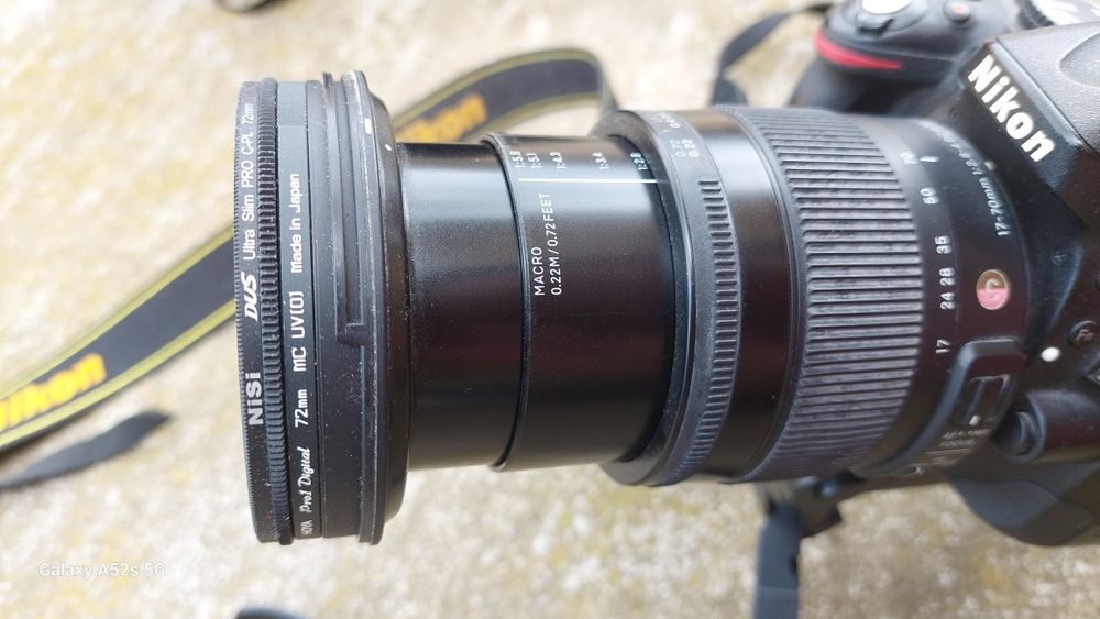 DSLR Nikon d5200+Sigma 17-70mm f/2.8-4 DC Macro HSM