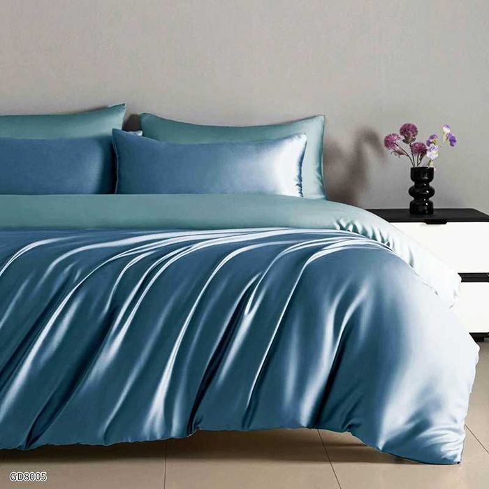 Луксозен Спален Комплект с Драперия – 100% Памук