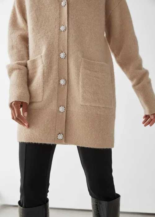 & OTHER STORIES Alpaca Blend женска жилетка от aлпака бленд размер S