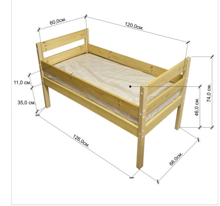 Продам кровать из дерева
