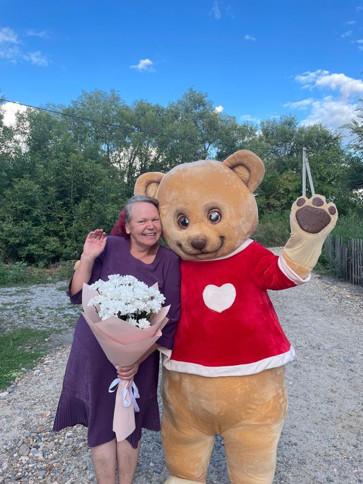 Мишка ростовая кукла