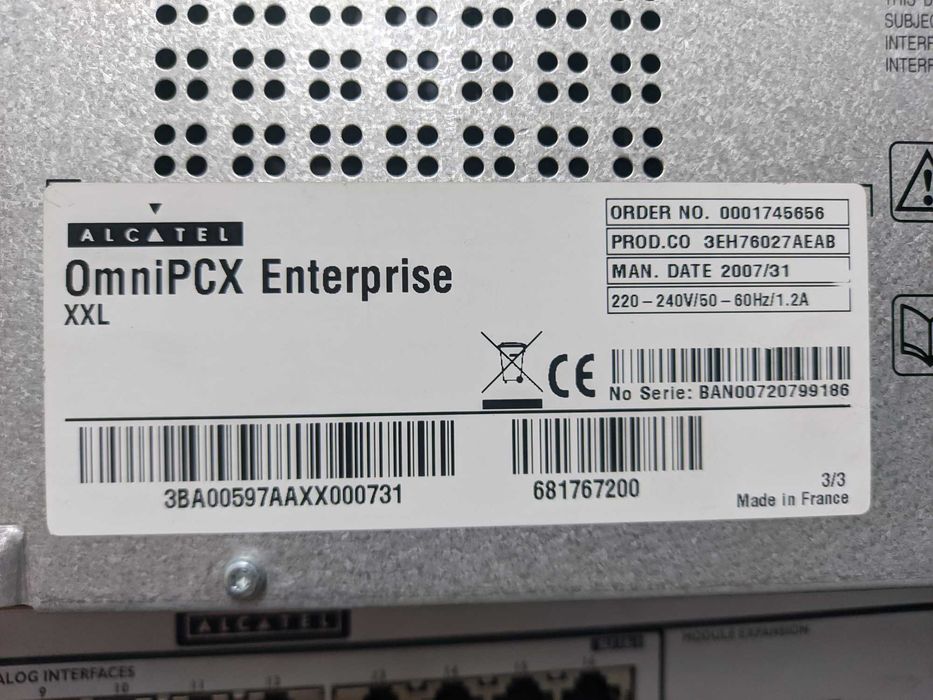 Продам комплект цифровой Мини АТС Alctatel Omni PCX Enterpraise XXL