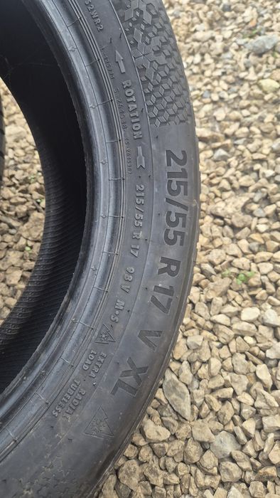 Продавам 2бр гуми Континентал 215 55 17