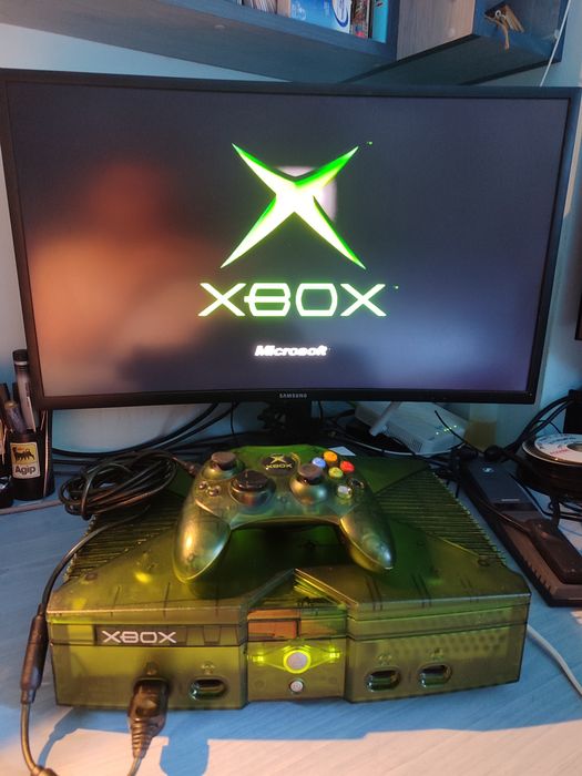 De colecție XBOX GREEN + controller S type