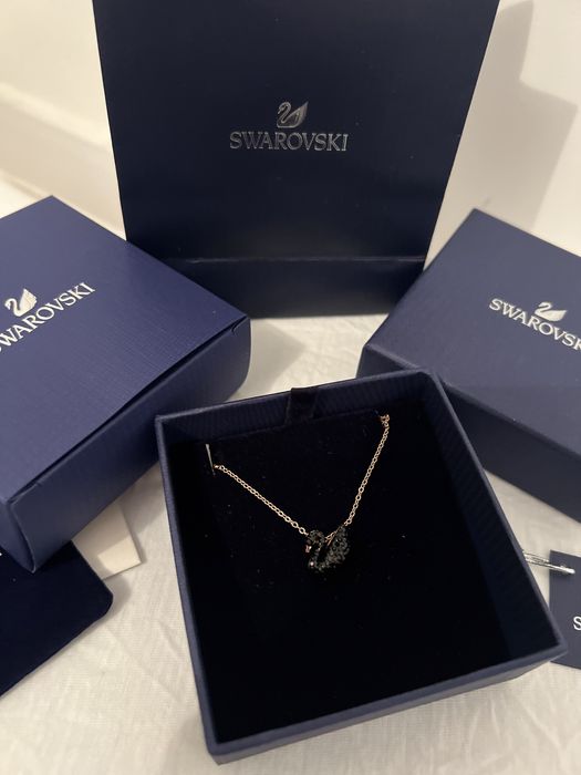 Lanțisor Swarovski Lebada