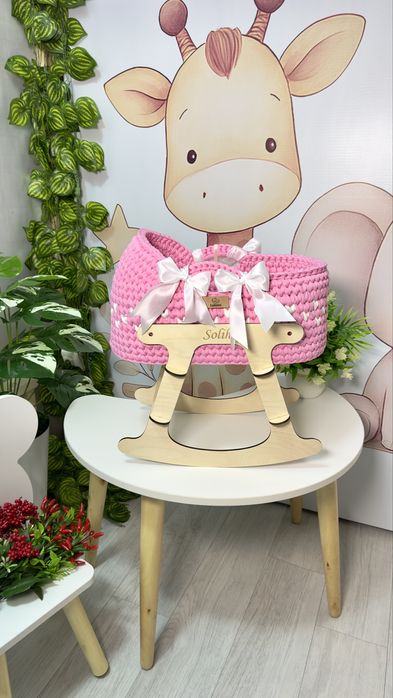 Вязаные люльки, пледы, корзины и игрушки на заказ и в наличии