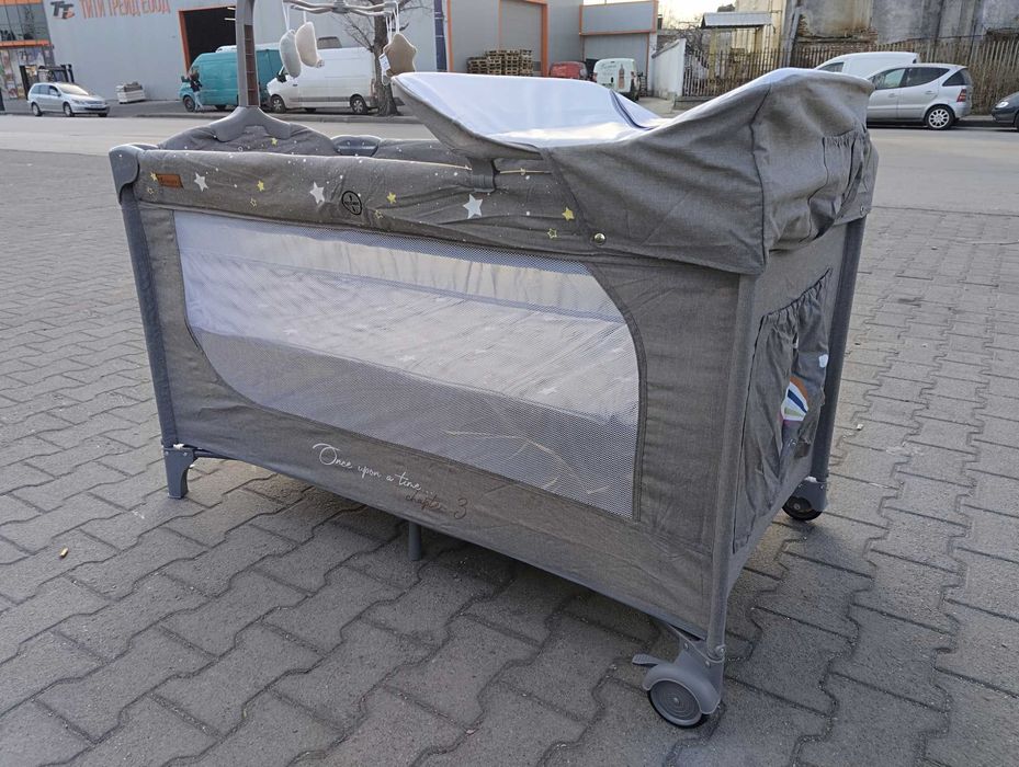 CANGAROO Детска кошара Once upon a time 3 сив