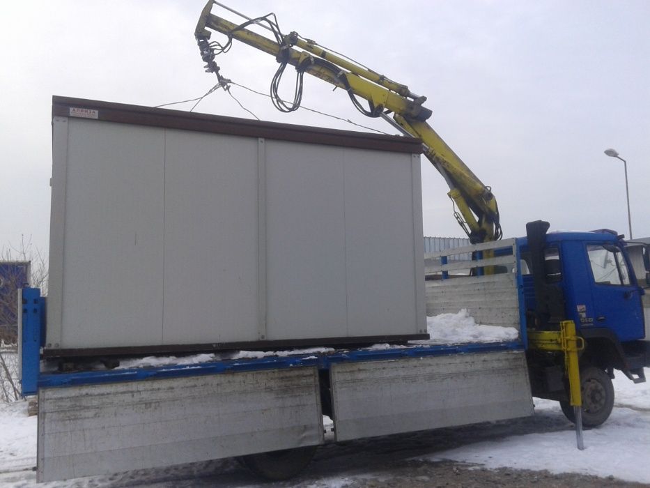 камион с кран и бус с кран транспортни услуги