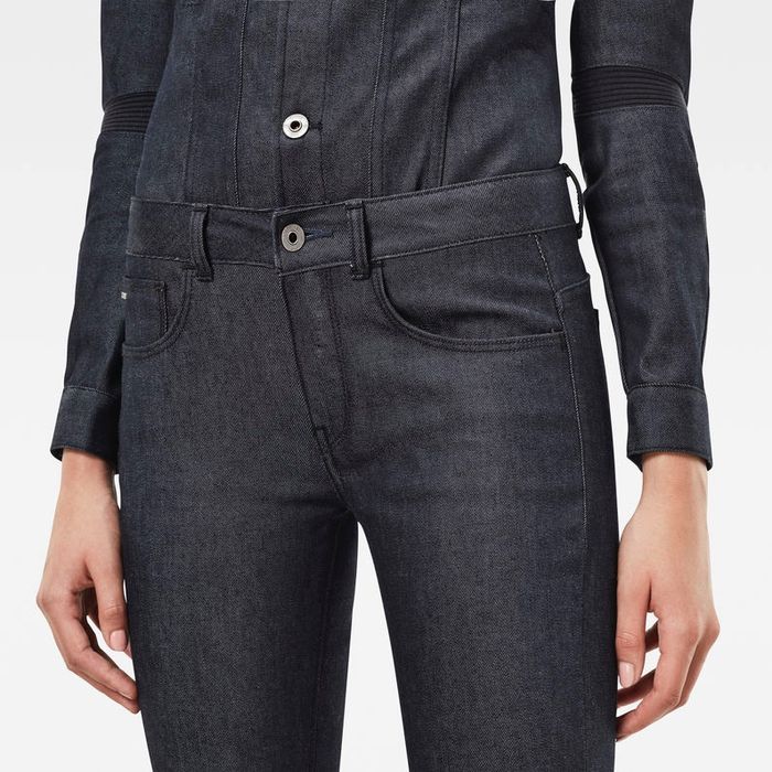 G-Star RAW Motac Deconstructed 3D Mid Skinny Jeans дамски дънки - 26