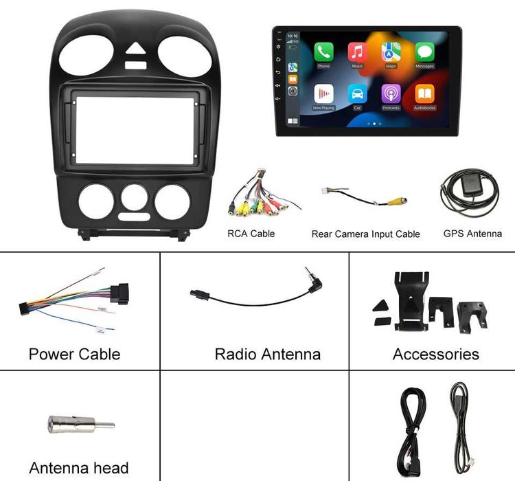 Мултимедия за Volkswagen Beetle Навигация Android Двоен дин плеър 2DIN