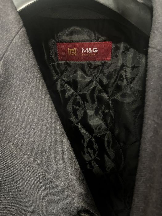 Мужское серое пальто