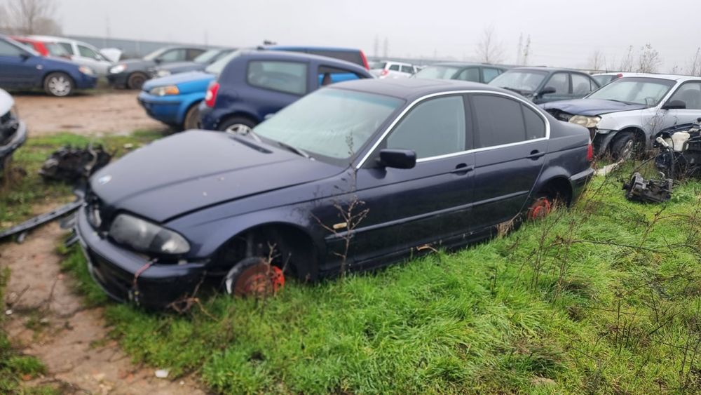 Bmw e46 320i motor usi portbagaj far stopuri oglinda aripa bara spate usa oglinda faruri cutie viteze grup fuzeta Scaune interior alternator electromo