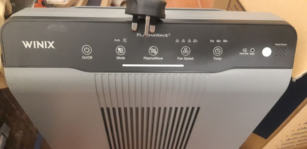 Purificator de aer WINIX 5300 2 pentru alergii cu filtru HEPA ideal  camere de fumat, combate, praful, polenul, parul de animal