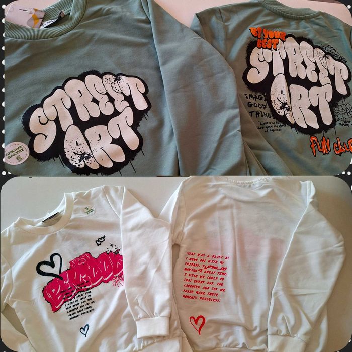 Детски блузи с дълъг ръкав с възможност за персонализиция с име