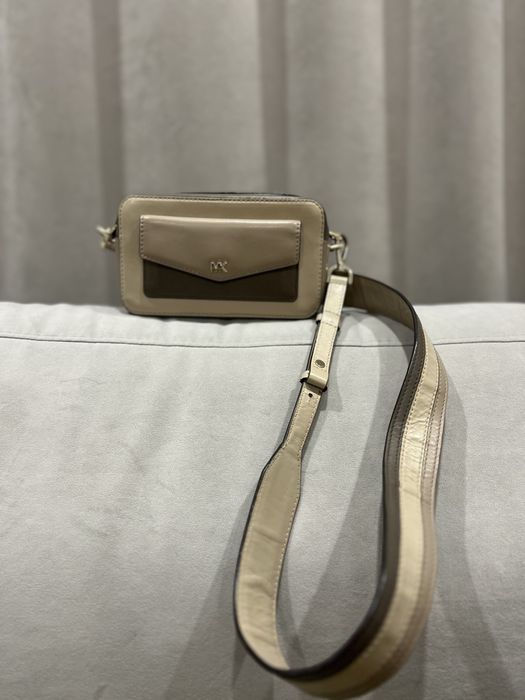 Сумка Michael Kors Leather Tri Color Camera Bag Оригинал