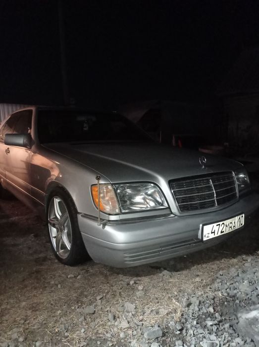 Мерседес W140 серебро