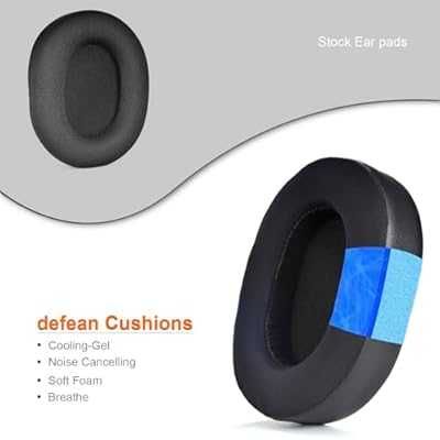 Set 2 bureti pentru casti Razer BlackShark V2 Pro 2023 - Cooling-Gel