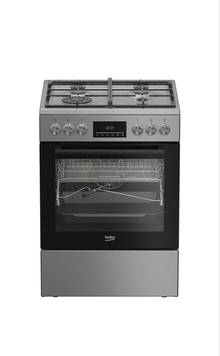 Aragaz BEKO FBMA61330GXDT – stare foarte bună, în garanție