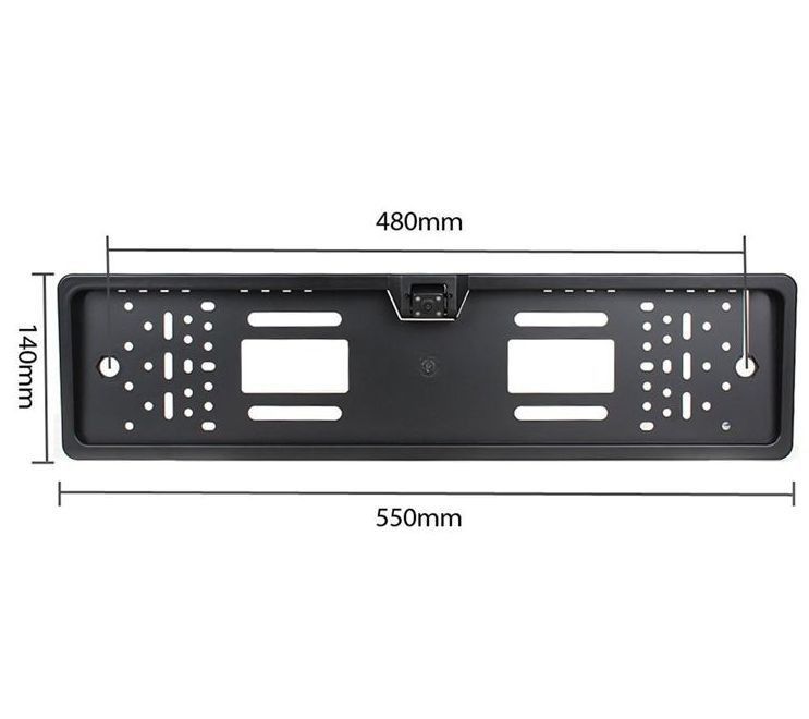 Поставка за номер с камера за задно виждане