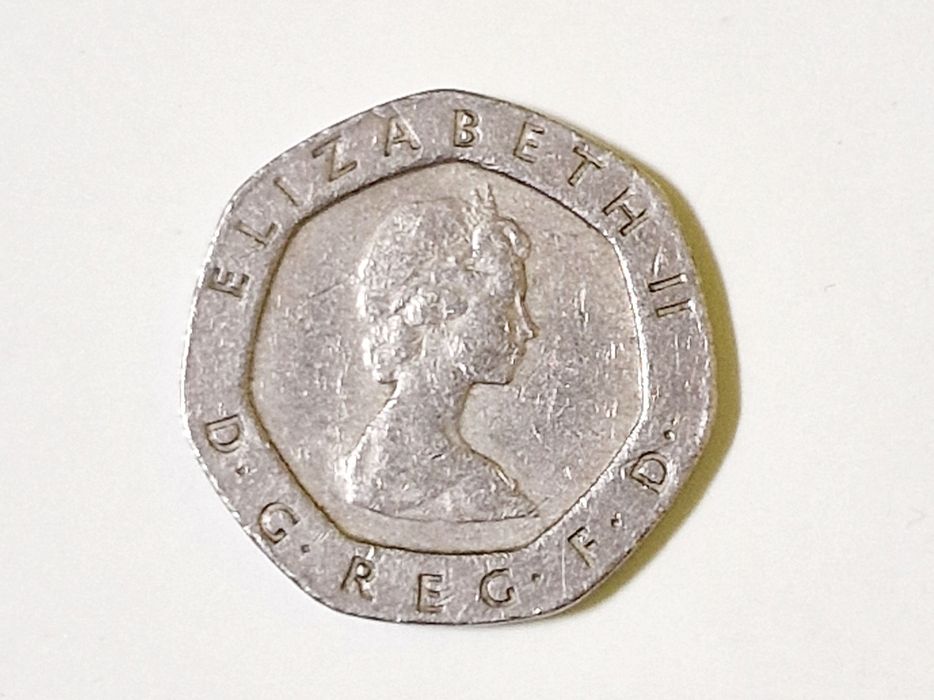 20 pence, monedă  1982