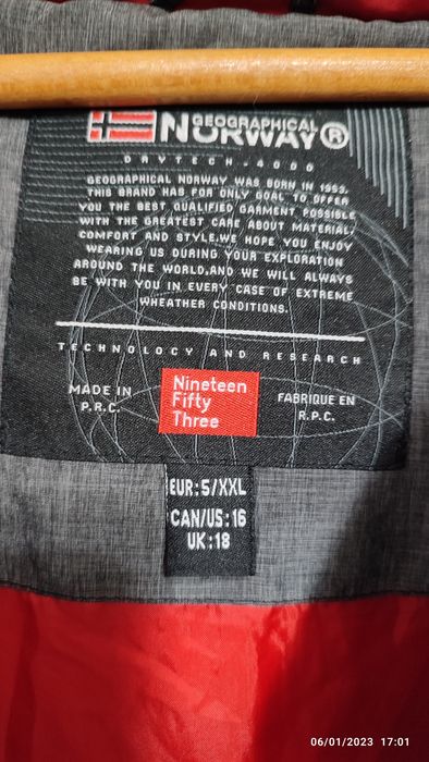 Мъжко яке Geo Norway