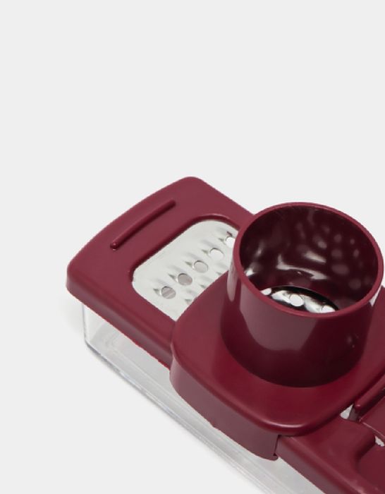 Терка компактная, с резервуаром для чеснока, орехов, имбиря и прочего