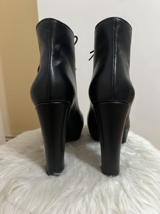 Botine cu toc piele Sabrine 35