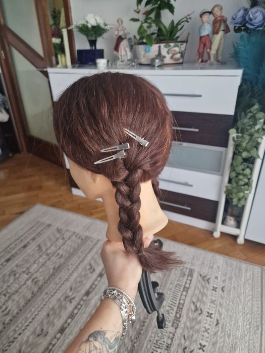 Cap manechin cu par natural