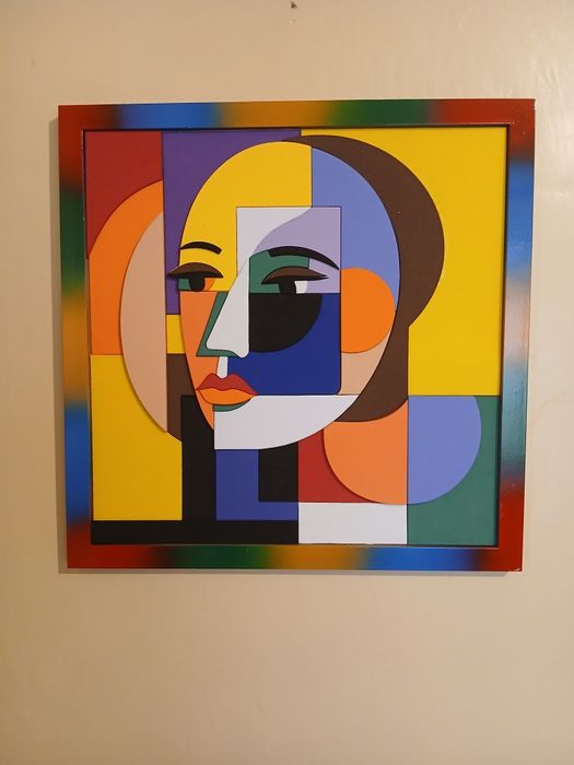 Tablou cubism simplu