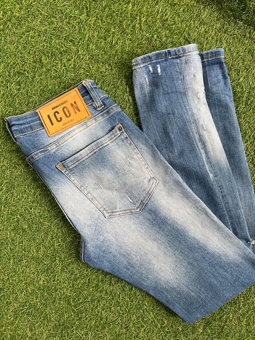 Дамски дънки : DSQUARED2 Easy Slim Jeans