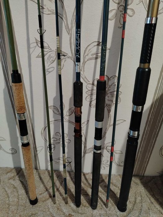 макари Okuma, въдици Standart 240 см ,стойки