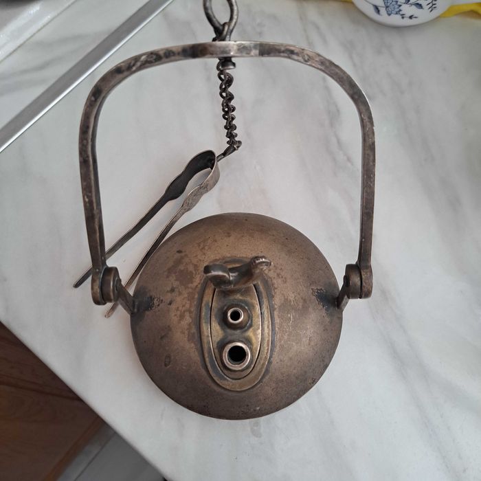 Сребьрна маслена Лампа 1780г.