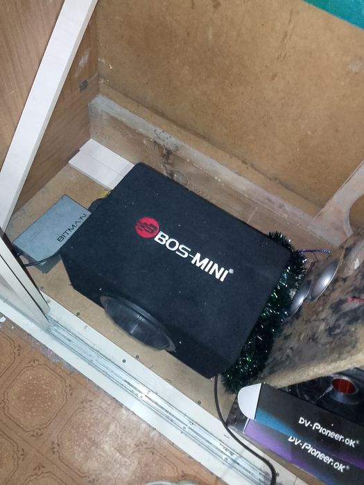 активный сабвуфер bos mini 8085f