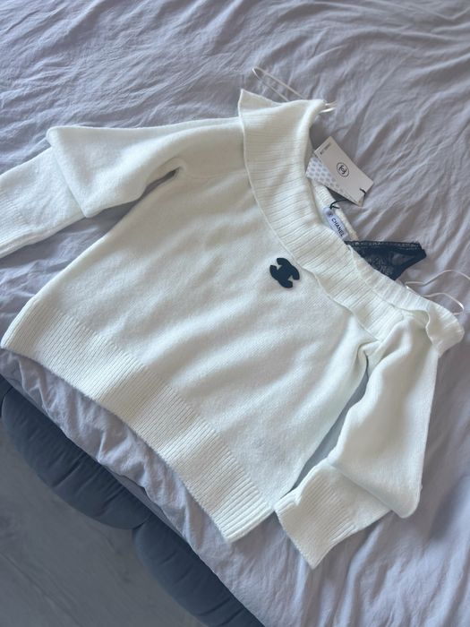 Бяла блуза Chanel