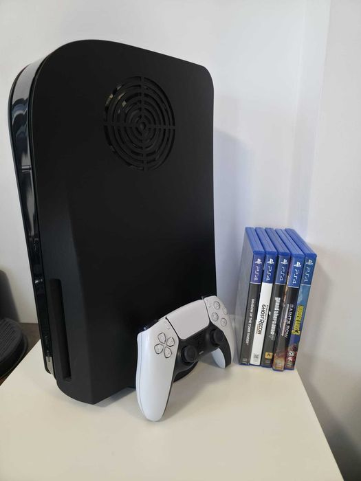 Consola PlayStation5 Negru Disk Edition + Jocuri