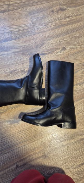 Cizme piele neagra barbatesti