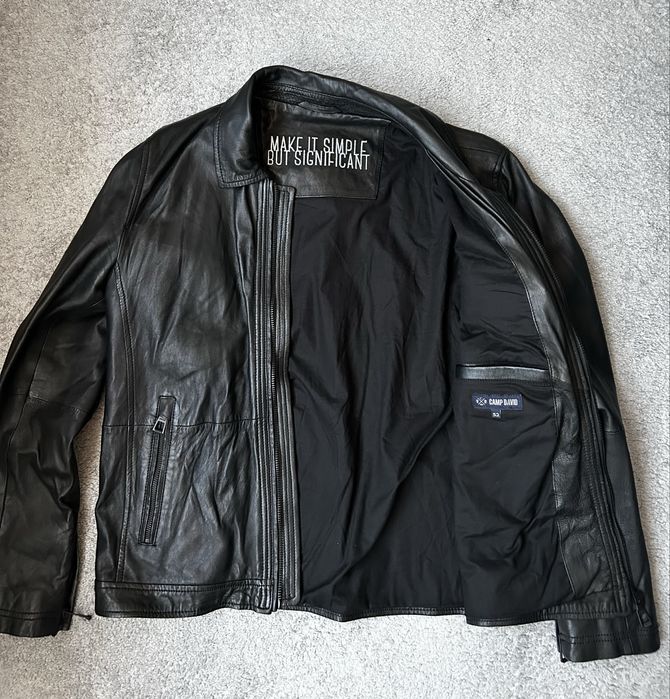 Camp David Leather jacket - black 52