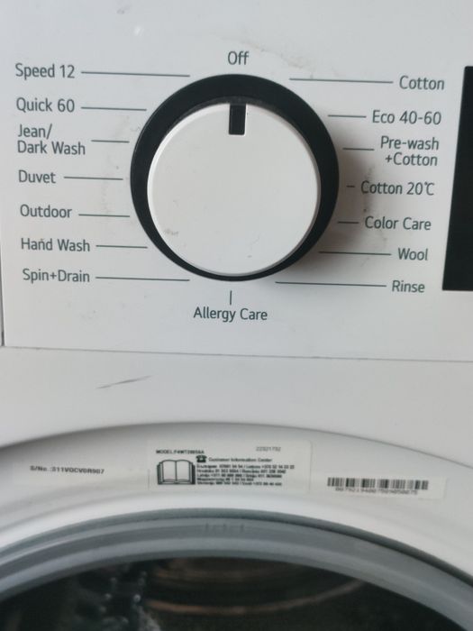 LG Machina de Spălat rufe 9kg