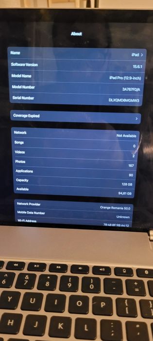 IPad Pro 12.9 inch cu tastatura