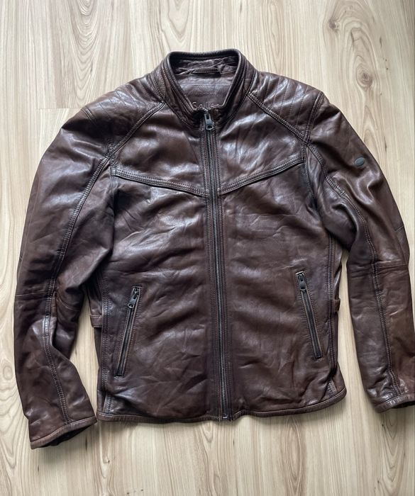 SaLsa Jeans / мъжко кожено(естествена) яке L
