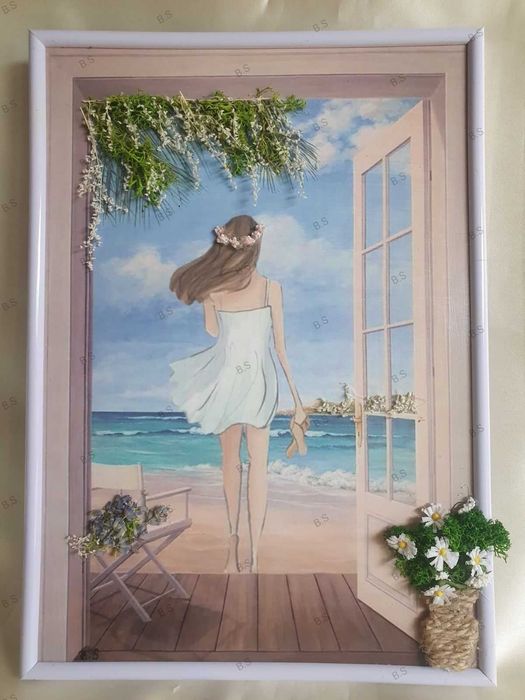 Картина със сканидинавски мъх