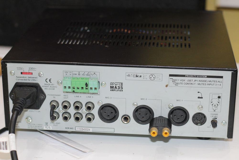 Продам трансляционый микшер apart ma 35