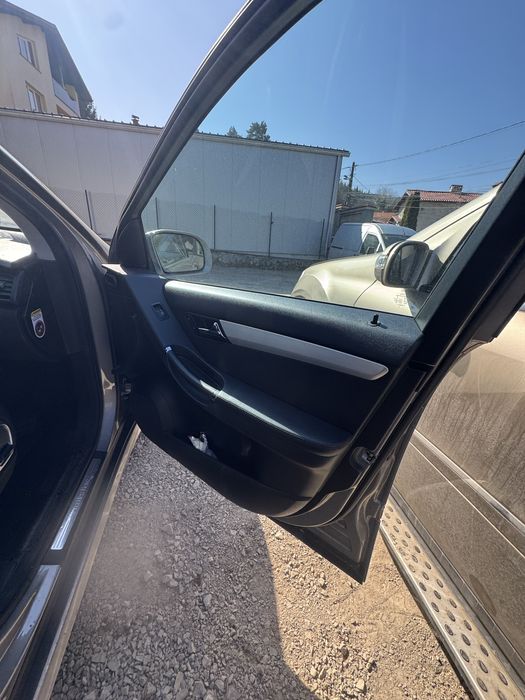 Черен салон кожа с плат за Mercedes R class W251