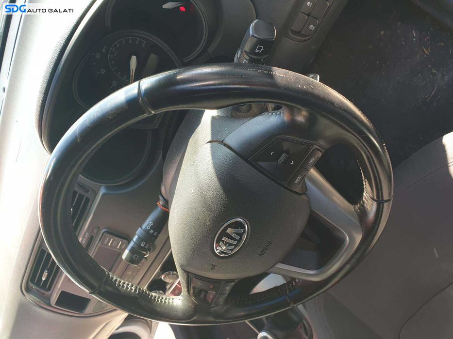 Volan Piele 3 Spite FARA Airbag Kia Rio 3 2011 - 2015 (uzura) [Q2916]